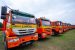 The new LAWMA trucks for commissioning today by Sanwo-Olu