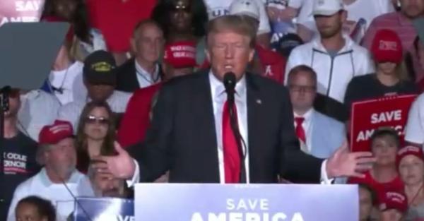Trump attacks Biden at Alabama rally