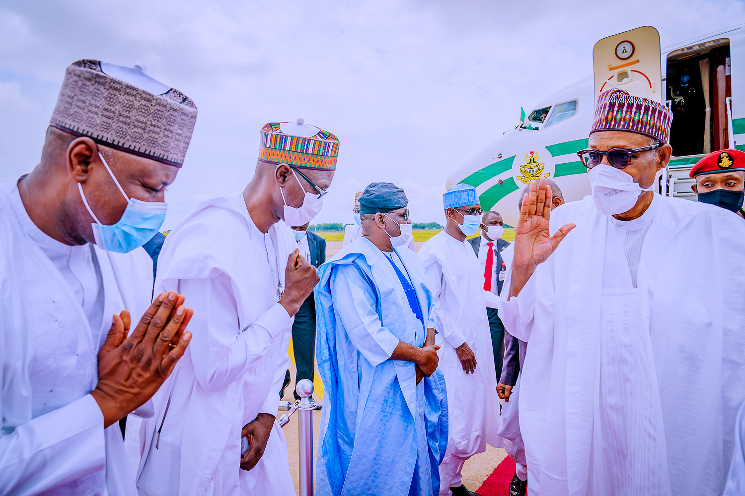 Buhari hits Adamawa to condole with emirate over loss of Joda, two others
