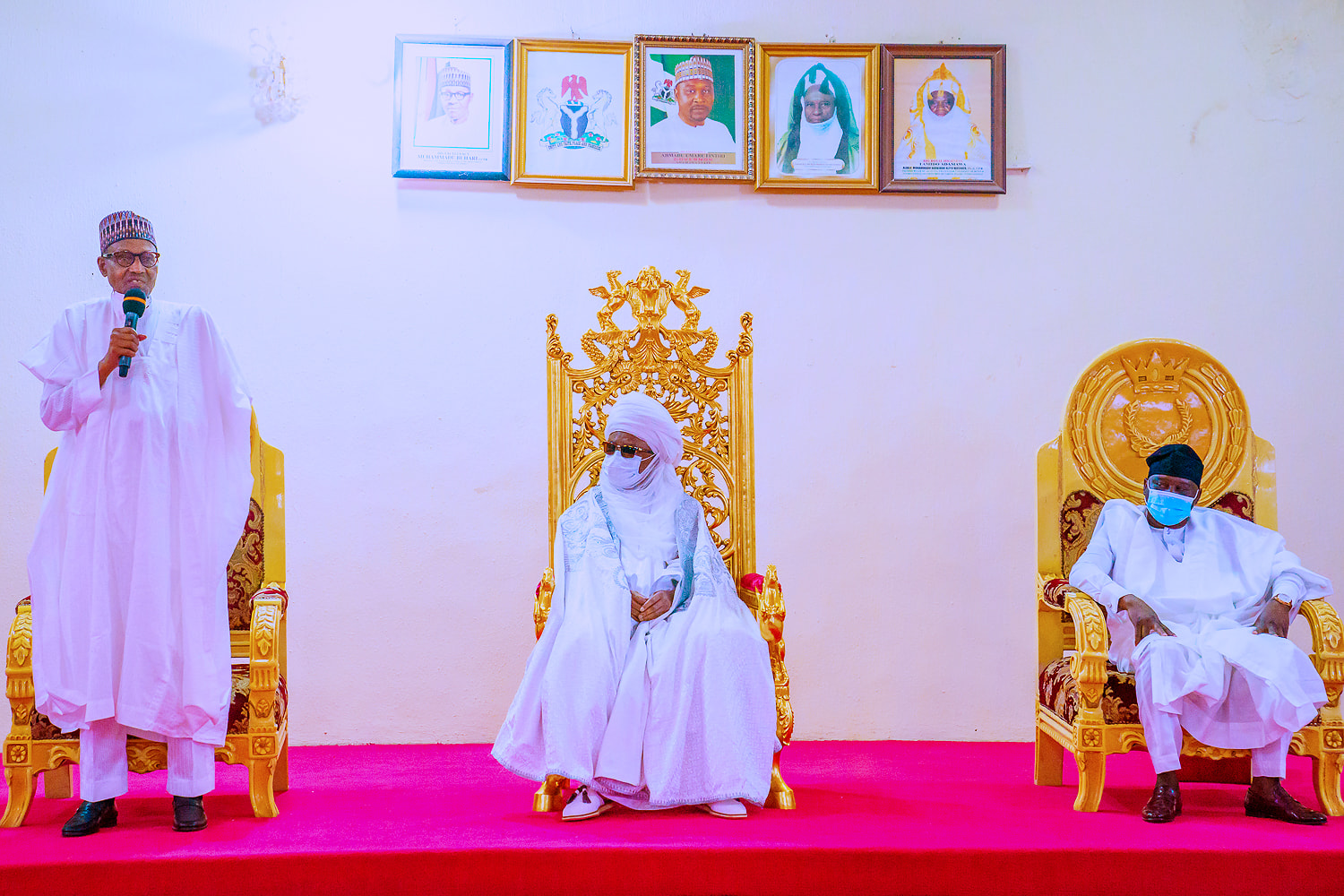 Buhari hits Adamawa to condole with emirate over loss of Joda, two others