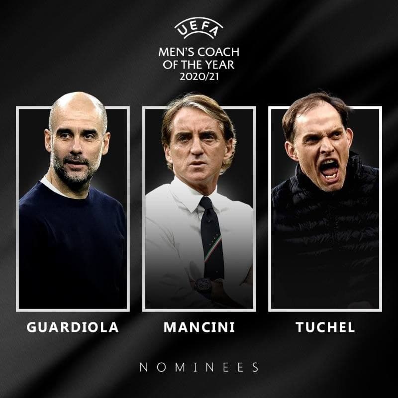 Nominated UEFA best coach of the year