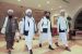 Taliban delegates at a peace talk in Doha Qatar on 12 August