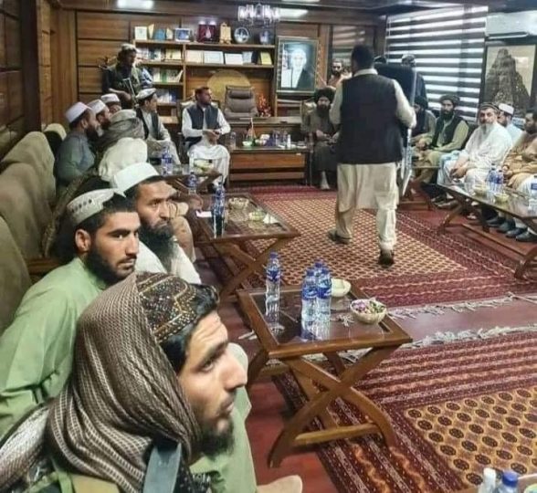 the Taliban  in the office of the Governor of Jalalabad on Sunday morning