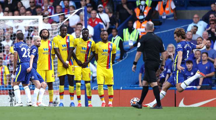 Alonso scored a superb free-kick for Chelsea.