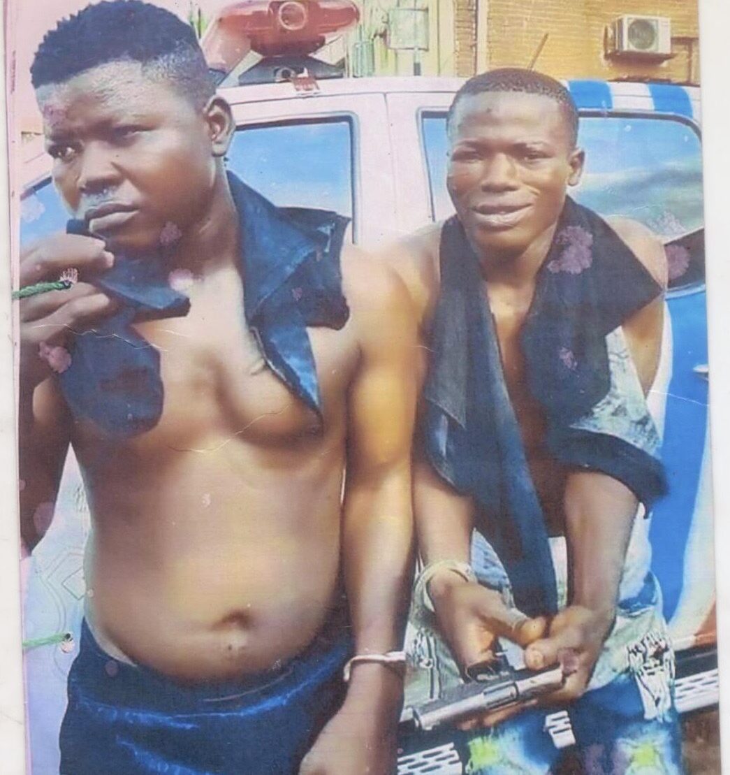 The suspected robbers