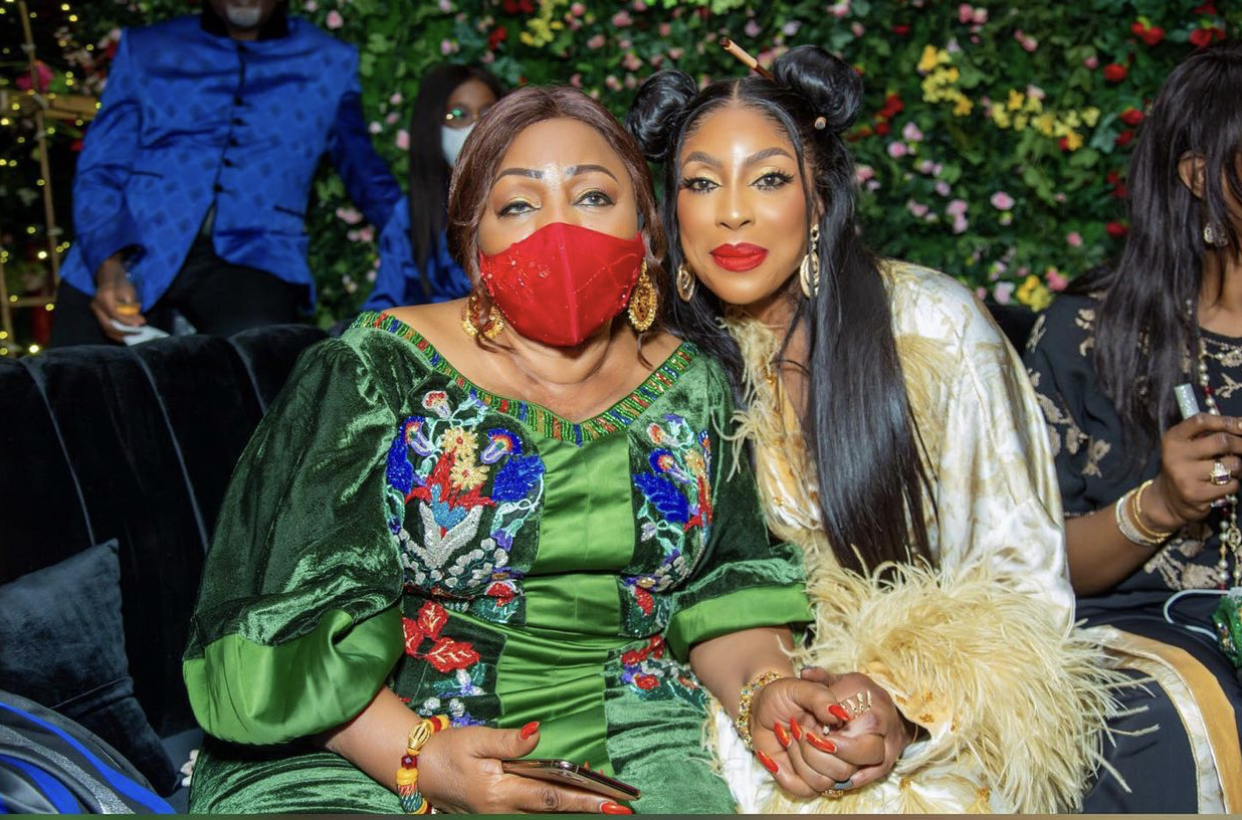 Senator Florence- Ita Giwa and CEO of EbonyLife, Mo Abudu at the dinner