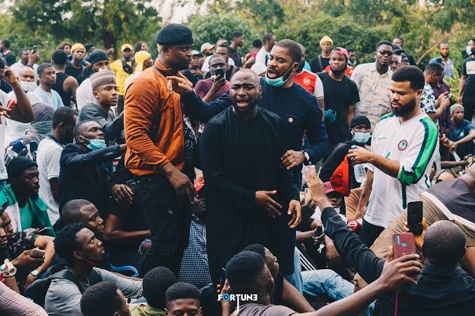 How my participation in #Endsars got me in trouble - Davido