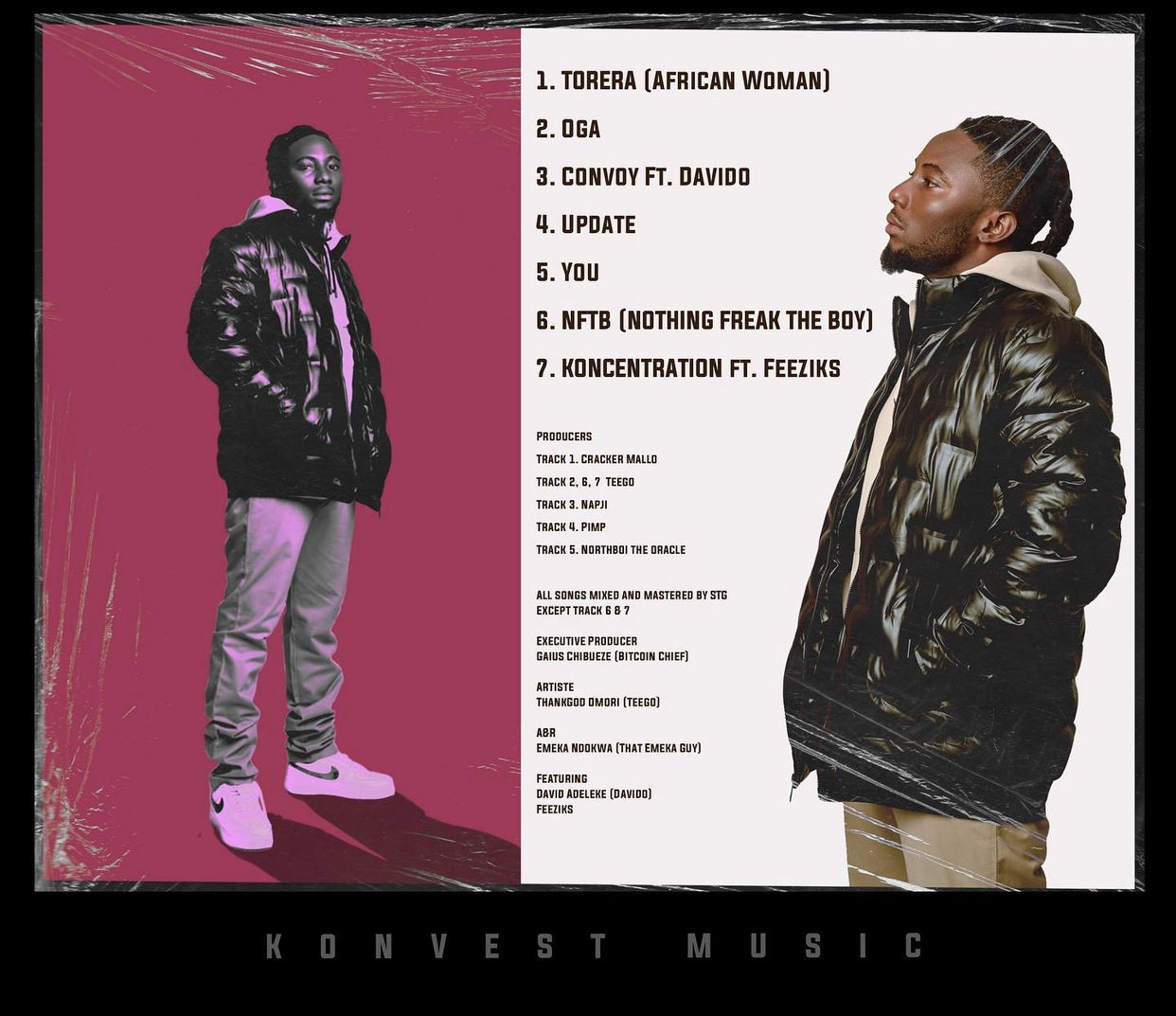 Teego "Koncentration" EP tracklist