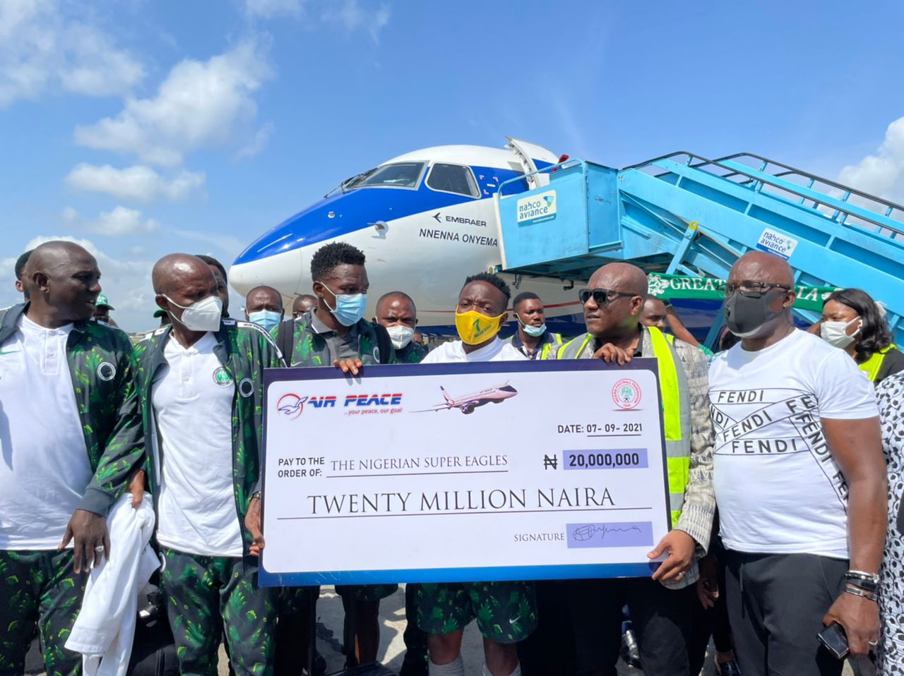 JUST IN: Air Peace splashes N20m on victorious Super Eagles