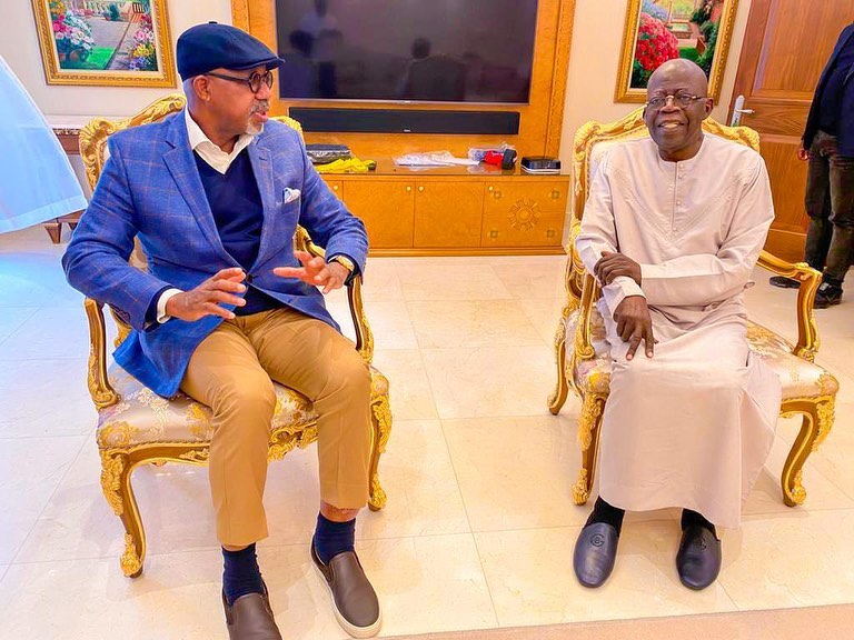 Tinubu having lovely time with Abiodun in London