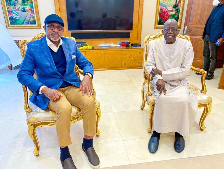 Ogun governor with Tinubu in London