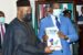 Akpabio presents the NDDC forensic audit to Justice Minister Abubakar Malami