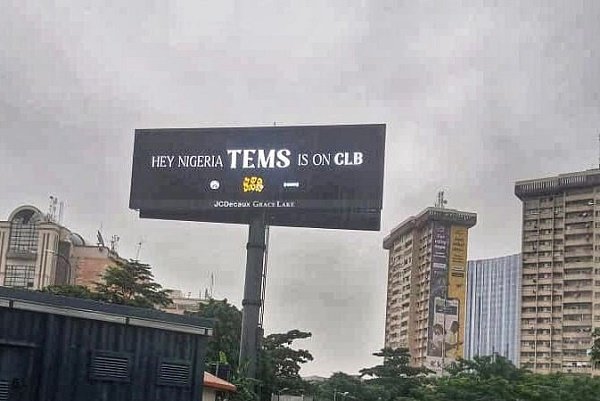 Drake's CLB ad in Lagos tems