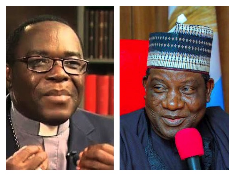 Bishop Kukah and Gov. Simon Lalong