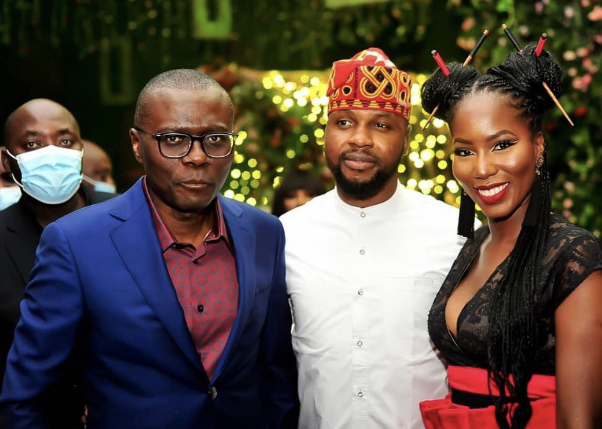 Governor Sanwo-Olu and Debola and Kehinde Williams