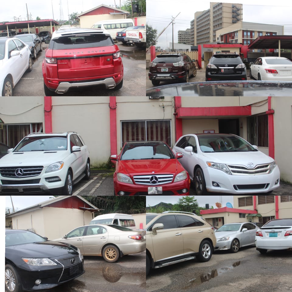 Exotic cars recovered from the suspects