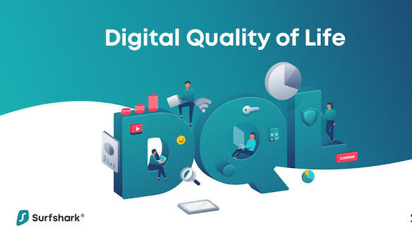 Digital Quality of Life: Illustration by Surfshark