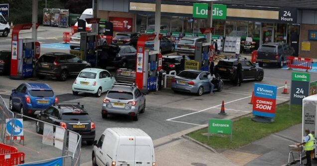 Fuel queues in UK bites harder