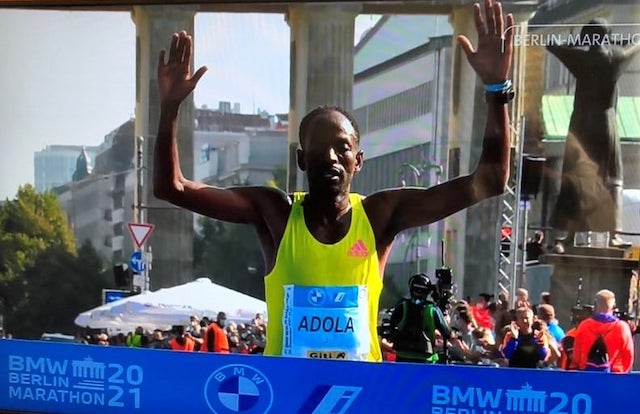Guye Adola, new Berlin Marathon champion