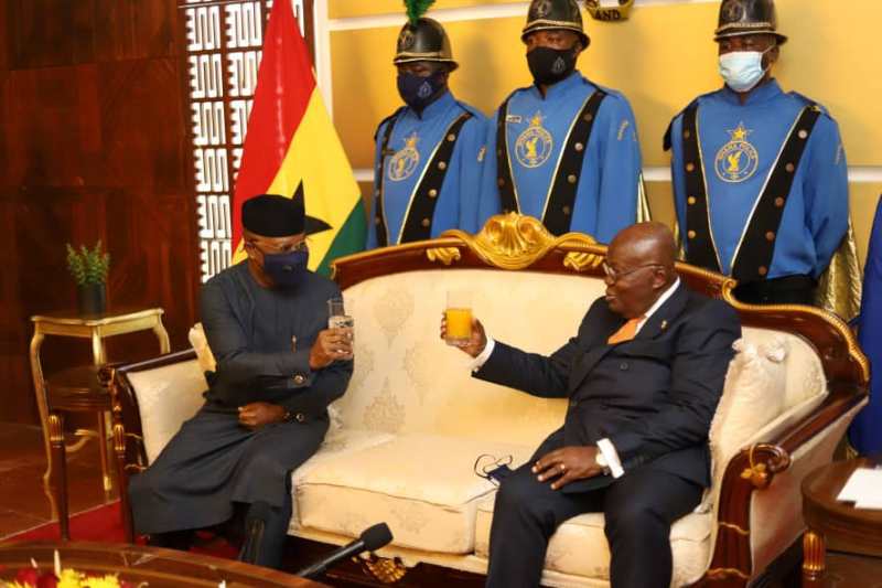 Ibas with President Akufo-Addo