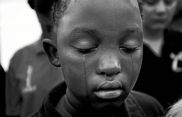 Illustration for an abused child