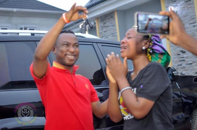 It'a all yours, Agochukwu to his wife Faith Chidera
