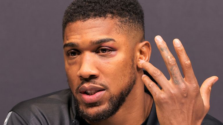 Anthony Joshua says he has learnt his lesson from Usyk's defeat