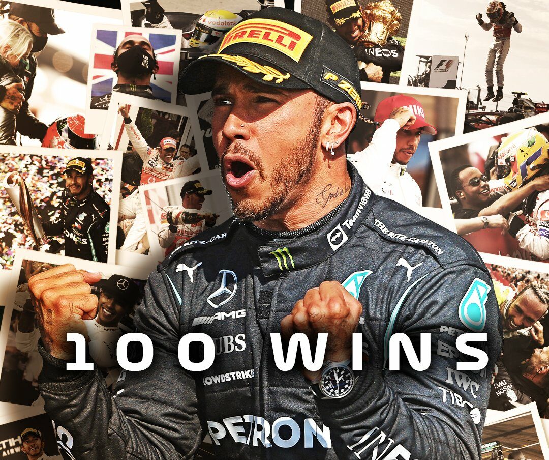 Lewis Hamilton records unprecedented 100 Formula 1 wins