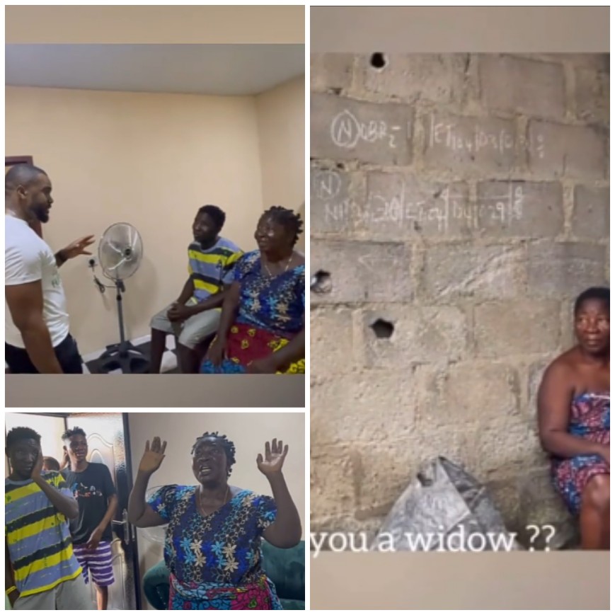 Nollywood actor Williams Uchemba: gifts house to widow
