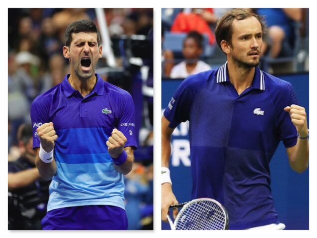 Novak Djokovic and Daniil Medvedev- historic showdown in New York at U.S. Open
