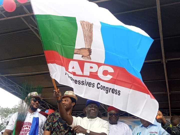 Odey gets the APC flag as well