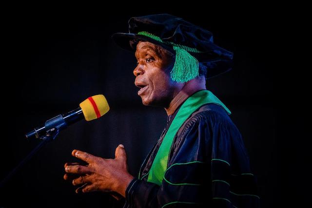Osinbajo addresses the graduands of NUTM