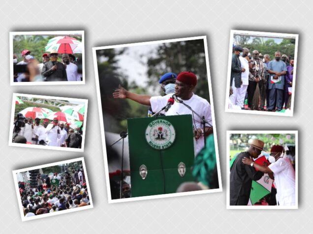 PDP’s  rally  to APC defectors and Governor Wike centre