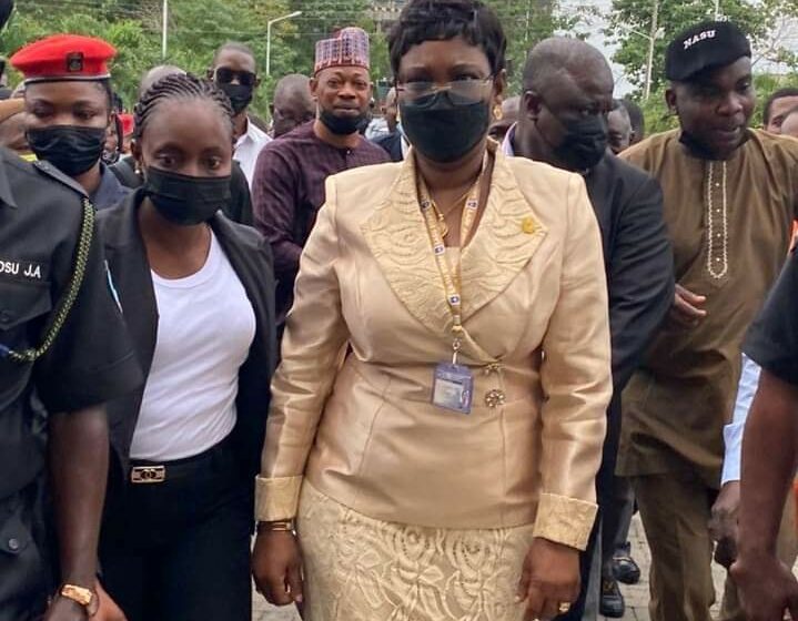 Professor Ibiyemi Olatunji-Bello reports for duty at LASU