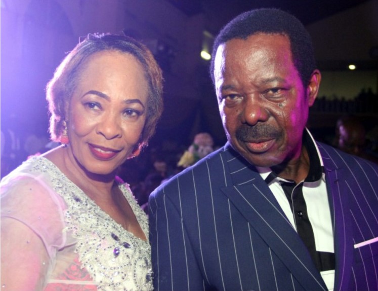 Hon. Risikat Ajoke Adegeye and King Sunny Ade