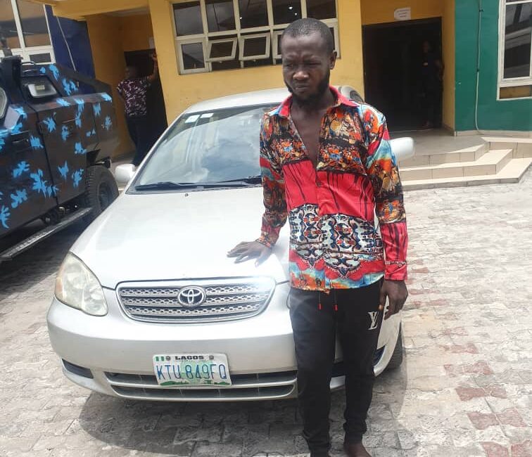 The suspect Nnali Osita