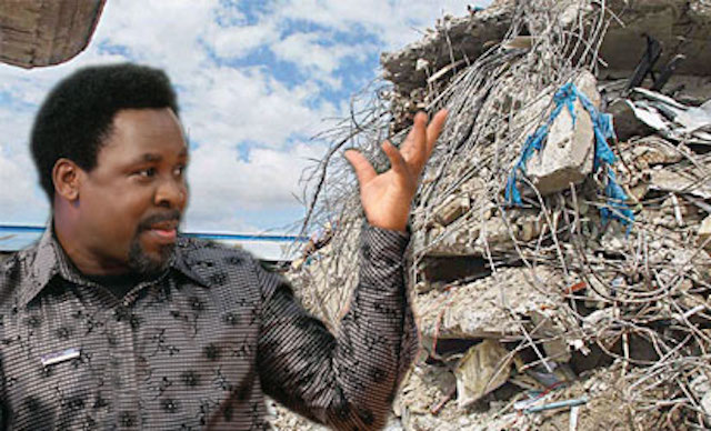 TB Joshua had called victims of the collapse Martyrs of faith