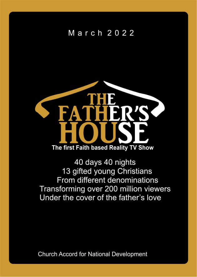 The flyer by the Faith based reality TV show