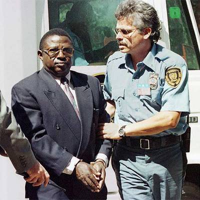 Theoneste Bagosora when he was charged at ICC with Rwanda genocide in 2008