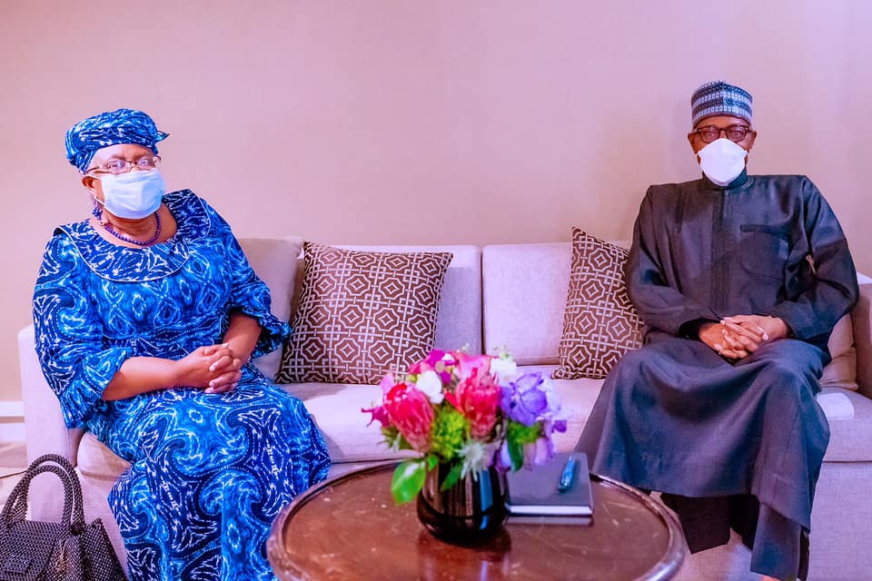 The President with Okonjo-Iweala in New York