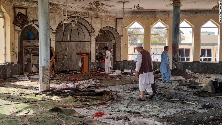 Suicide bomb attack hit Afghan mosque, 50 dead