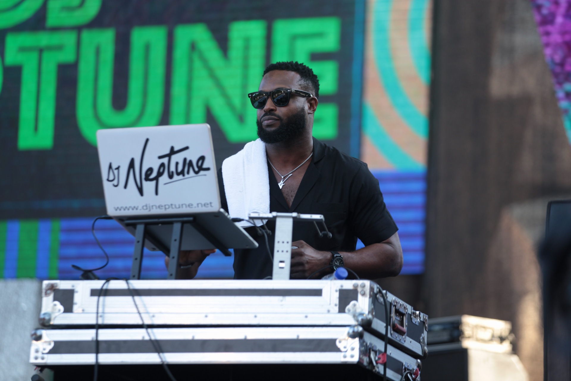 DJ Neptune performing at Eko for show festival