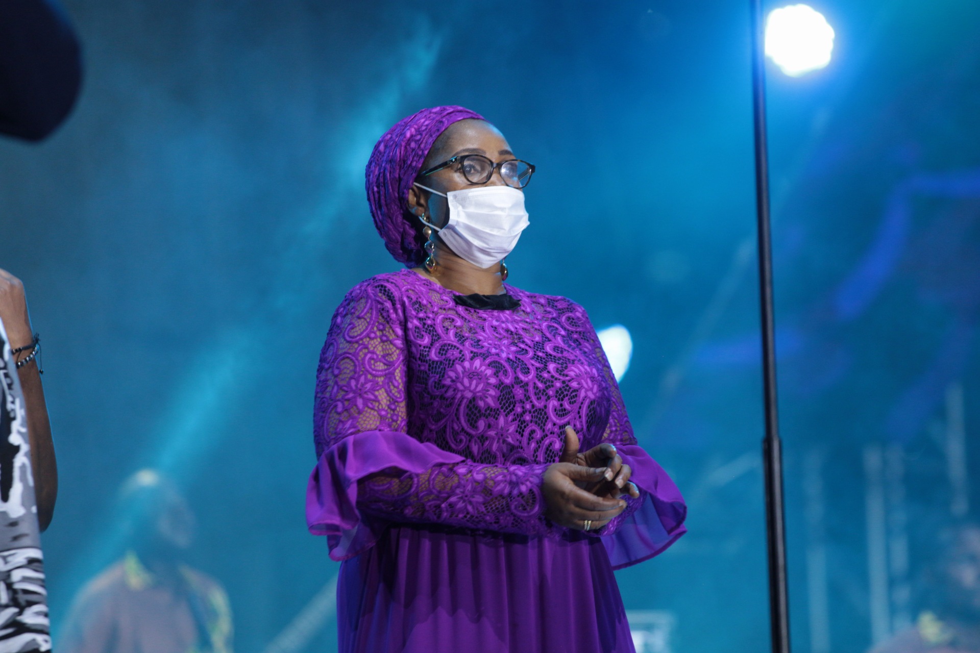 The honourable commissioner, Lagos State Ministry of Tourism, Arts and Culture, (Mrs.) Uzamat Akinbile-Yusuf