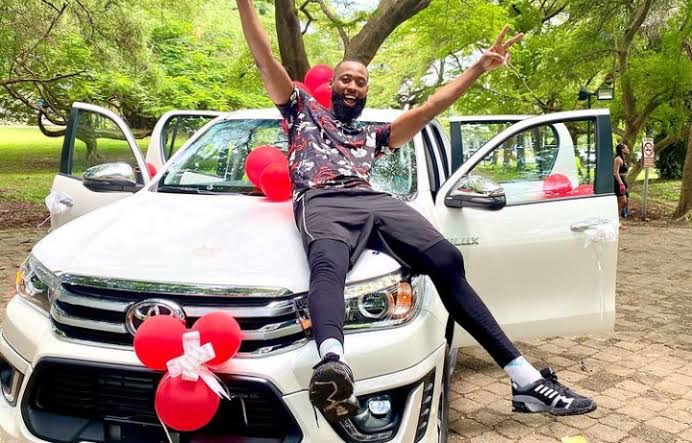 Tochi gets new car gift from fan