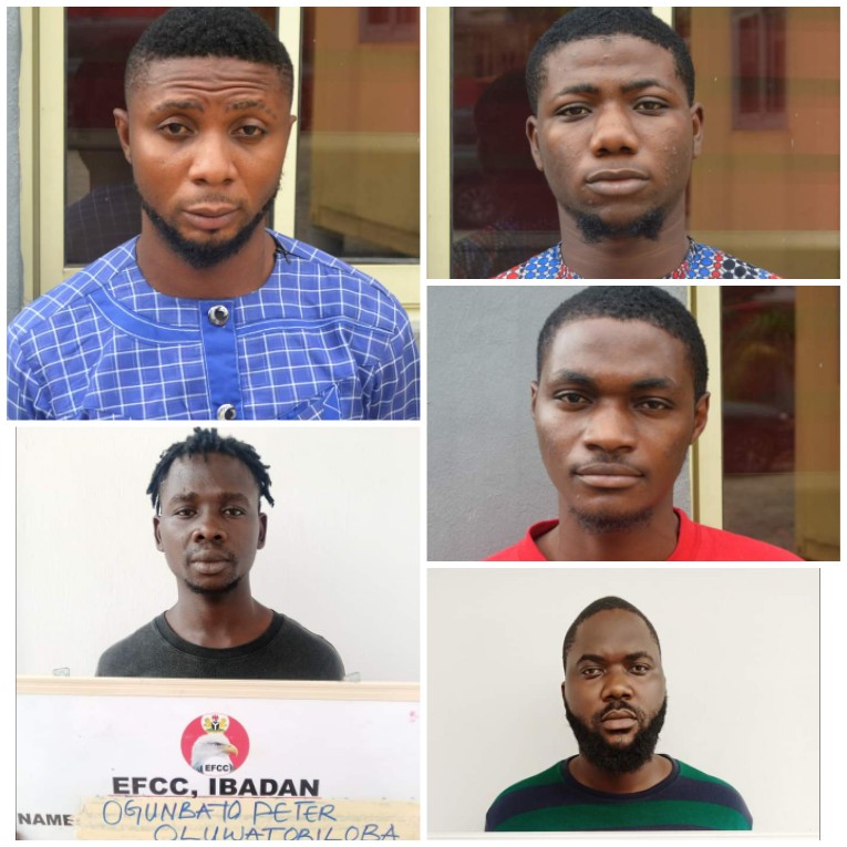 Five jailed for impersonation in Ibadan