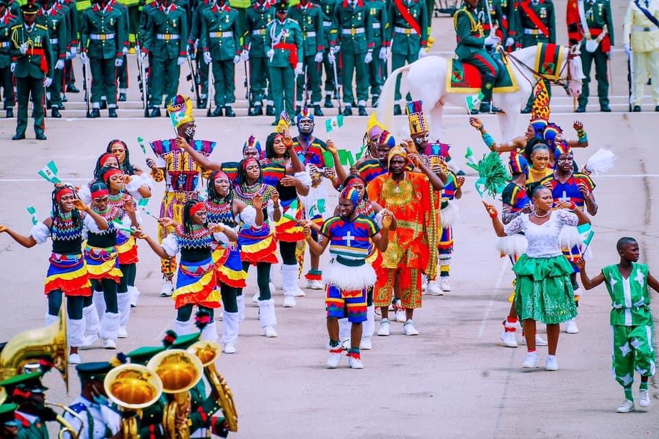 Cultural troupe on display
