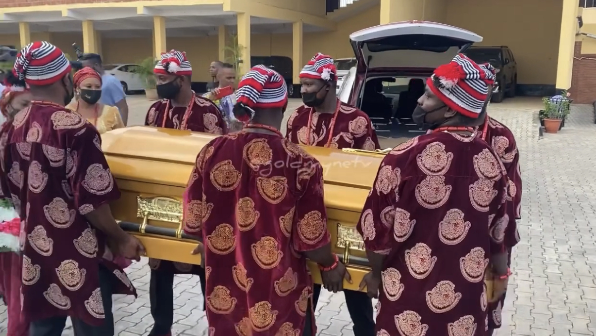 Pall-bearers at Nkechi Blessing-Sunday mother's burial