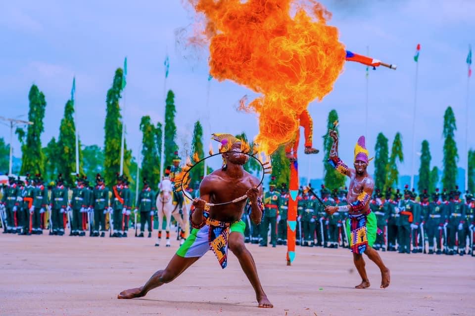 Cultural troupe on display