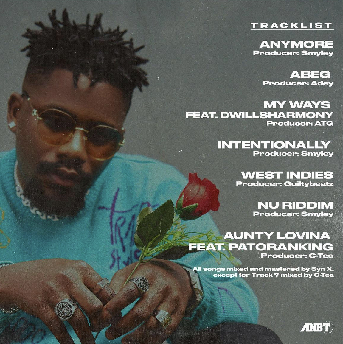 Love Drunk Tracklist - Ycee