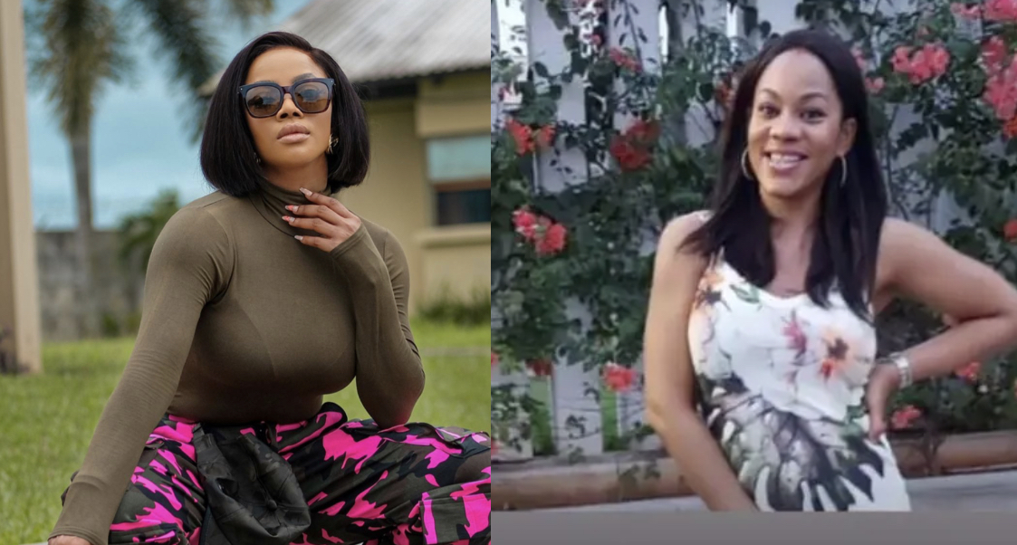 Toke Makinwa and her late sister